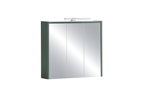 Schildmeyer Lovis Spiegelschrank 157082, Waldgrün, 65 x 16 x 62,7 cm