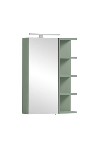 Schildmeyer Spiegelschrank Piazza 160507, Pistazie, 50 x 16 x 74,8 cm