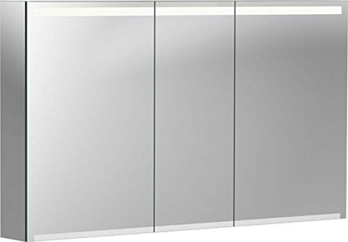 Keramag Geberit Option Spiegelschrank mit Beleuchtung, DREI Türen, Breite 120 cm, 500207001-500.207.00.1