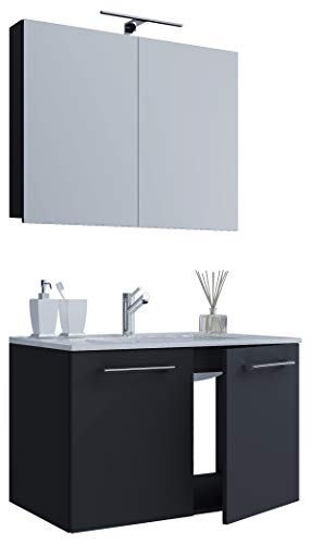 Schwarze Hängeschränke & Spiegelschränke online kaufen