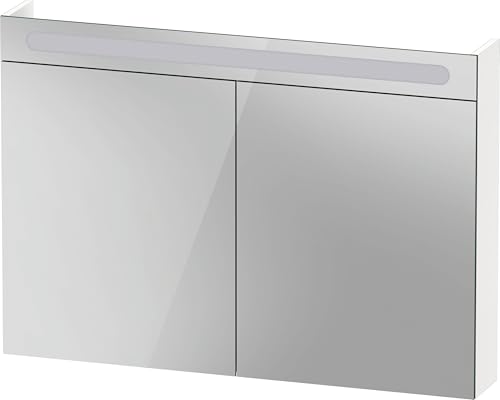 Duravit No.1 Spiegelschrank, 2 Türen, mit LED-Beleuchtung, 1000x148x700mm, Netzanschluss, N17922000000000